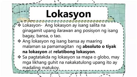 ano ang lokasyon|AP5 Unit 1 Aralin 1 .
